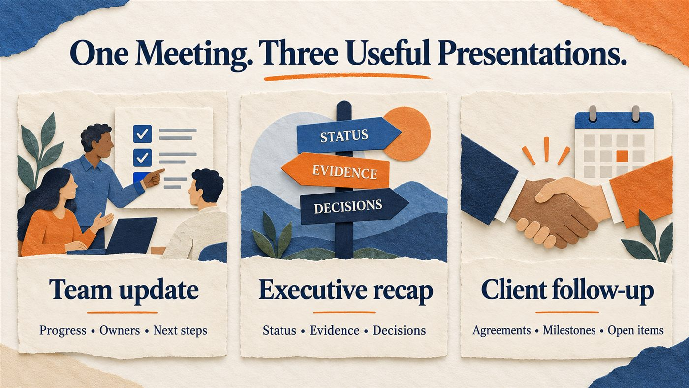 FAQs About Converting Meeting Notes to Presentation Slides
